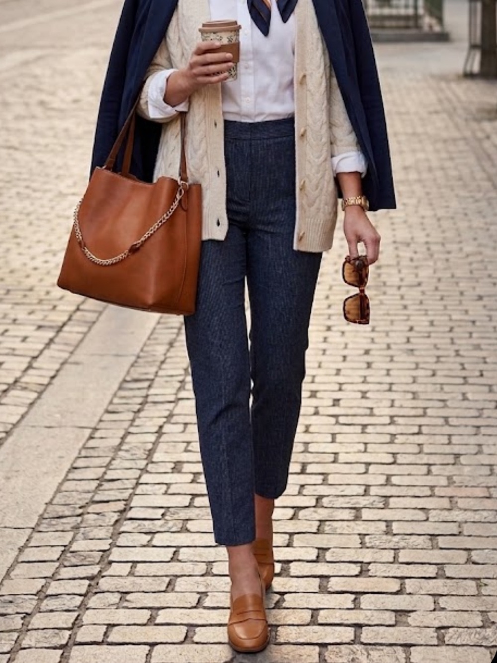 St. John Emma slim split ankle trousers